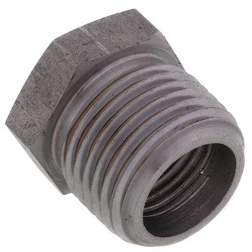 Main product image of 1/2" x 3/8" Black Steel Hexagon Bushing