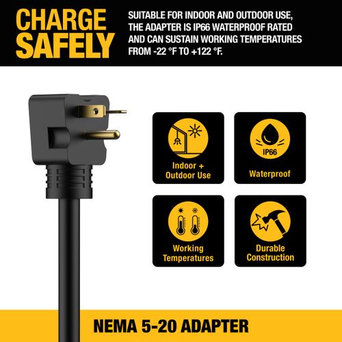 Main product image of NEMA 5-20 Electric Vehicle Charger Adapter