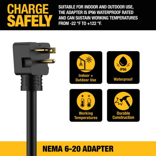 Main product image of NEMA 6-20 Electric Vehicle Charger Adapter