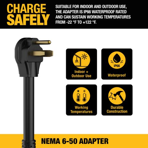 Main product image of NEMA 6-50 Electric Vehicle Charger Adapter