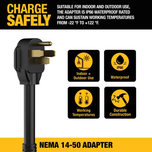 Main product image of NEMA 14-50 Electric Vehicle Charger Adapter