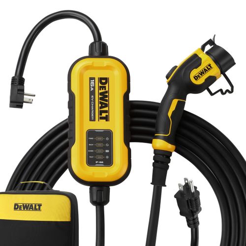 Main product image of Portable Electric Vehicle Charger w/ 5-15 Adapter, 25' Cable & Carry Bag (16A, 120/240V, 3.84kW)