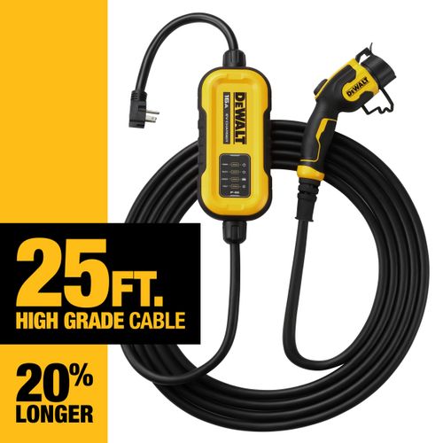 Main product image of Portable Electric Vehicle Charger w/ 5-15 Adapter, 25' Cable & Carry Bag (16A, 120/240V, 3.84kW)