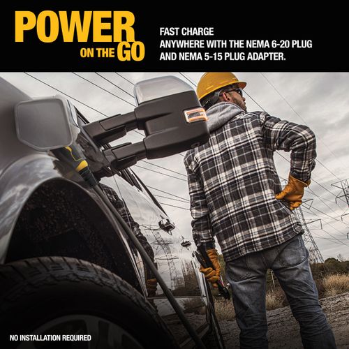 Main product image of Portable Electric Vehicle Charger w/ 5-15 Adapter, 25' Cable & Carry Bag (16A, 120/240V, 3.84kW)
