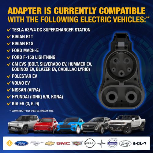 Main product image of NACS Tesla to CCS1 Fast Charging Level 3 Electric Vehicle Adapter