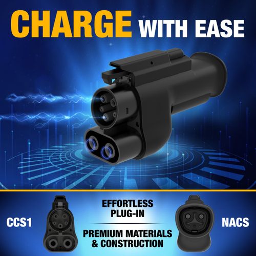 Main product image of NACS Tesla to CCS1 Fast Charging Level 3 Electric Vehicle Adapter