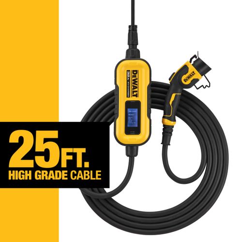 Main product image of Portable Electric Vehicle Charger w/ 5-15 & 14-50 Adapters, 25' Cable & Bag (32A, 240V, 7.6kW)