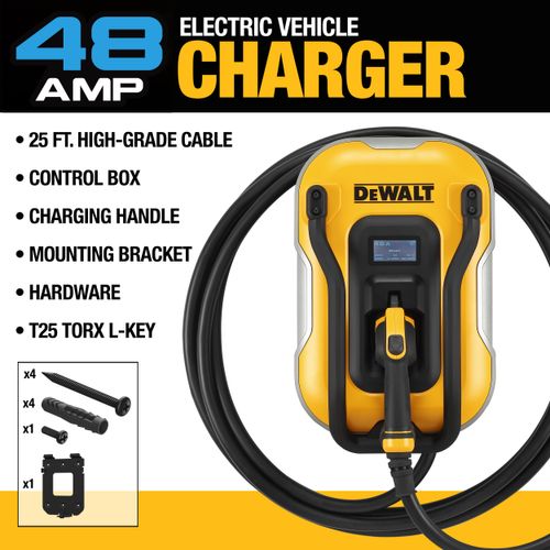 Main product image of Electric Vehicle Level 2 Charger w/ 14-50 NEMA Plug & 25' Cable (48A, 240V, 11.5kW)