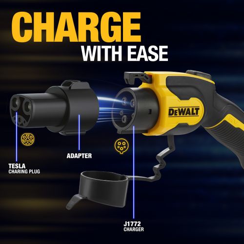 Main product image of SAE J1772 to NACS Tesla Electric Vehicle Charging Adapter (60A, 250V)
