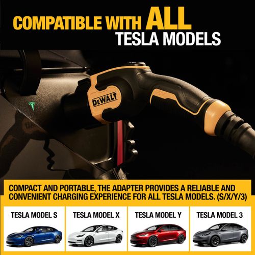 Main product image of SAE J1772 to NACS Tesla Electric Vehicle Charging Adapter (60A, 250V)