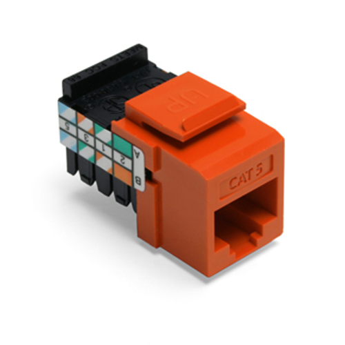 Main product image of Cat 5 Quickport, Jack (Orange)