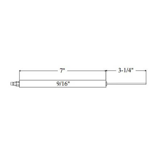 Main product image of 9/16" Diameter Industrial Combust. Electrode (2 Pack)