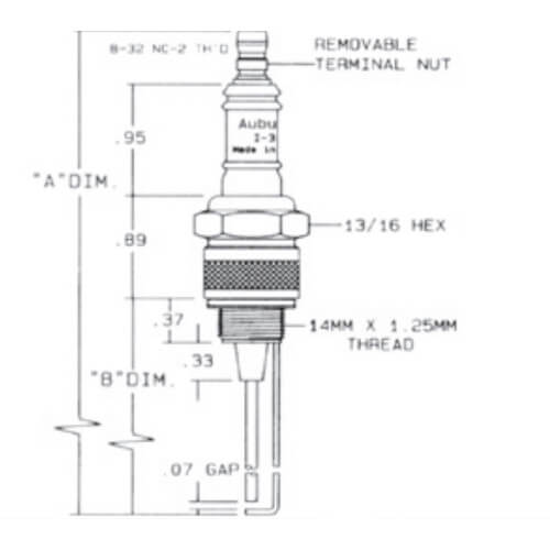 Main product image of Auburn Electrode, E5-I-31