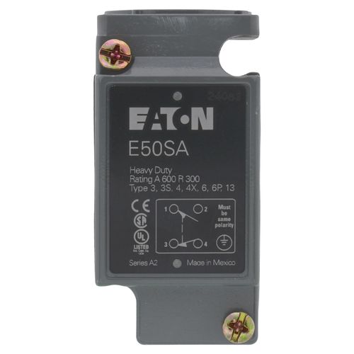 Main product image of E50 NEMA Heavy-Duty Plug-In Limit Switch Body, 1NO/1NC