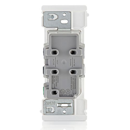 Main product image of Lever Edge Tamper-Ressistant Duplex Receptacle, NEMA 5-15R - White (15A, 125V)