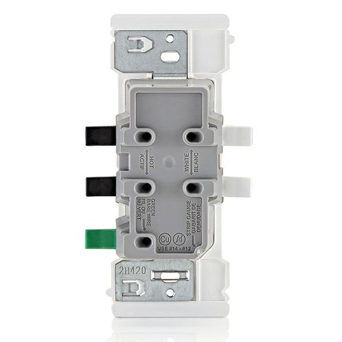 Main product image of Lever Edge Tamper-Ressistant Duplex Receptacle, NEMA 5-15R - White (15A, 125V)