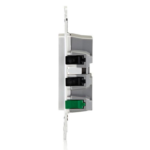 Main product image of Lever Edge Tamper-Ressistant Duplex Receptacle, NEMA 5-15R - White (15A, 125V)