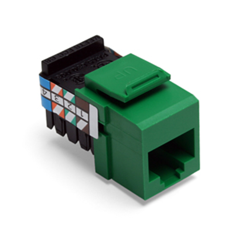 Main product image of Voice Grade Quickport, Jack, 8p8c (Green)