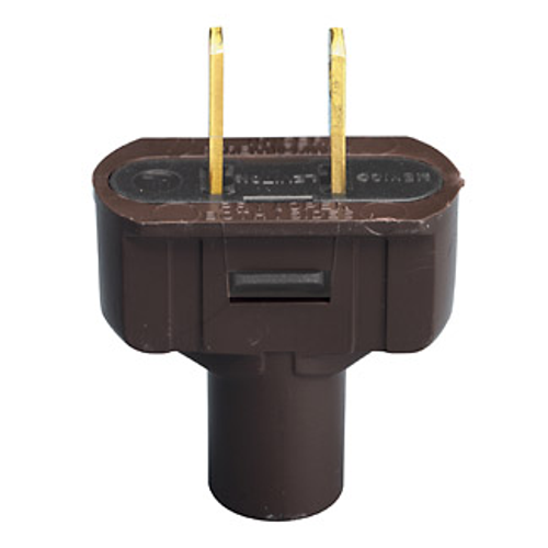 Main product image of 15A Non-polarized Plug, Non-grounding (Brown)