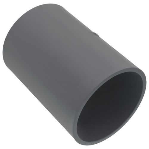 Main product image of 4" PVC Long Line Coupling w/ Conduit Stop