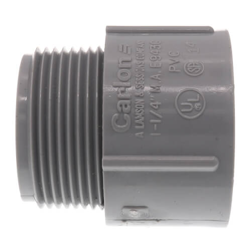 1-1/4" PVC Schedule 40 Male Adapter