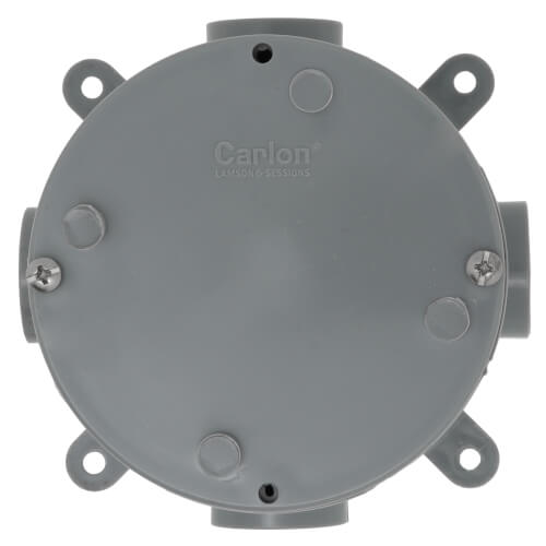 3/4" PVC Round Junction Box w/ Reducer