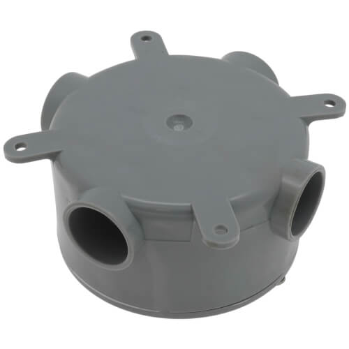 3/4" PVC Round Junction Box w/ Reducer