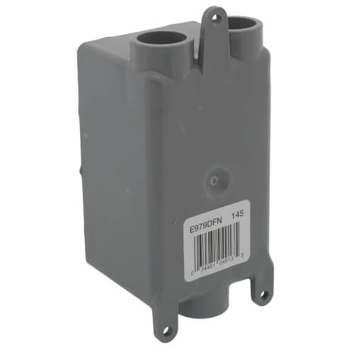 Main product image of 1-Gang 1/2" FSCC Switch Box, 18 CU (Gray)