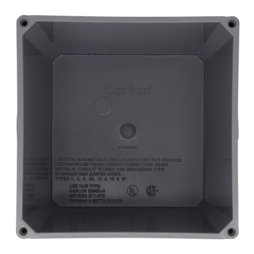 6" x 6" x 6" PVC Junction Box