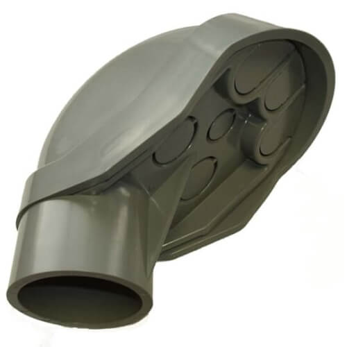 1-1/4" PVC Service Entrance Cap (Gray)