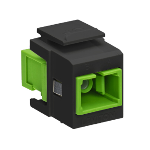 Main product image of Quickport, Simplex Sc Adapter, Sm/apc, Zirconia Ceramic, Female Front/back (Black)