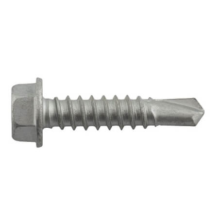 Main product image of #12 - 14 x 1-1/2" Alumi-Flex Hex Washer Head Sheet Metal Screws (Box of 3000)