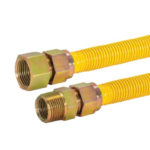 Main product image of 3/4" ID (1" OD) Gas Connector w/ 3/4" MIP x 3/4" FIP Fittings (18" Length)