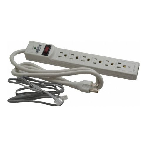 Main product image of Tripp-Lite 6 Outlets, 120 Volts, 15 Amps, 4 ft Cord, Power Outlet Strip, TLP604TEL