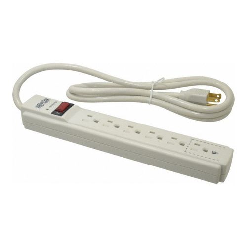 Main product image of Tripp-Lite 6 Outlets, 120 Volts, 15 Amps, 6 ft Cord, Power Outlet Strip, TLP606