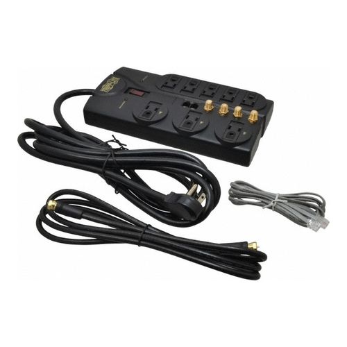 Main product image of Tripp-Lite 8 Outlets, 120 Volts, 15 Amps, 10 ft Cord, Power Outlet Strip, TLP810NET