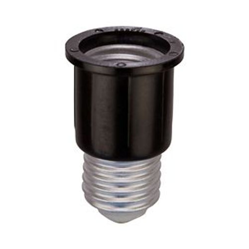 Main product image of Lampholder Socket Extension, Extends 1.38 In, 250V, Medium Base, Black, Phenolic, 660W, 1054-BOX