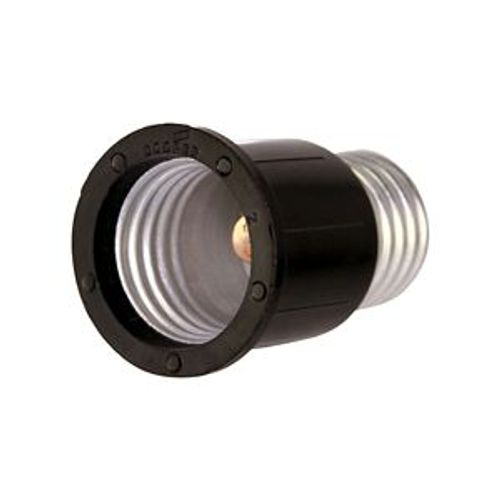 Main product image of Lampholder Socket Extension, Extends 1.38 In, 250V, Medium Base, Black, Phenolic, 660W, 1054-BOX