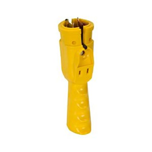 Main product image of Lampholder, Replacement, Push Switch, 6A, Yellow, Trouble Lamp, Vinyl, 5-15R, 125V 298905, 1071-BU