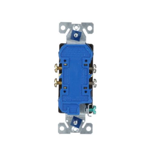 Main product image of Residential Duplex Receptacle, #14-10 Awg 15A 125V, SideAnd Push, Brown, Impact-Resistant Duplex, 1107B-BOX