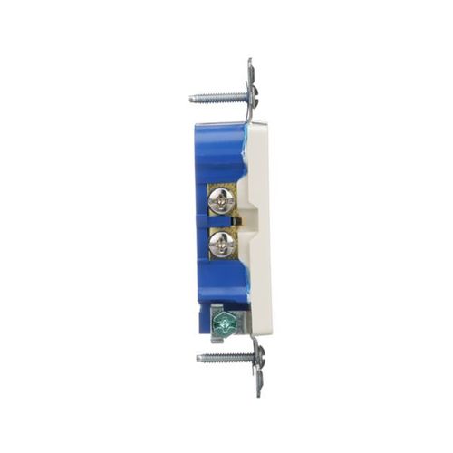Main product image of Residential Duplex Receptacle, #14-10 Awg 15A 125V, SideAnd Push, Light Almond, 1107LA-BOX