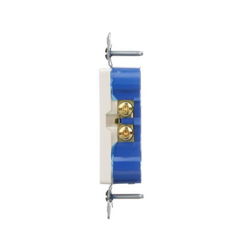 Main product image of Residential Duplex Receptacle, #14-10 Awg 15A 125V, Side & Push, Light Almond, 1107LA