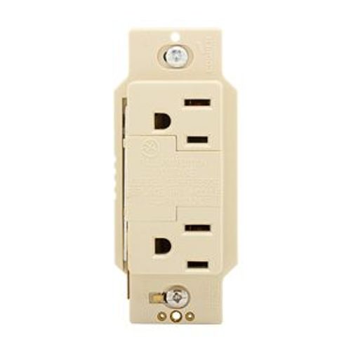 Main product image of Surgebloc Protection Receptacle, Audible Alarm, Auto-Ground, Stand 6" #12 Awg Leads, 15A, Ivory, 1208V