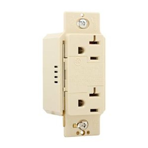 Main product image of Surgebloc Protection Receptacle, Audible Alarm, Auto-Ground, Stand 6" #12 Awg Leads, 20A, Ivory, 1210V