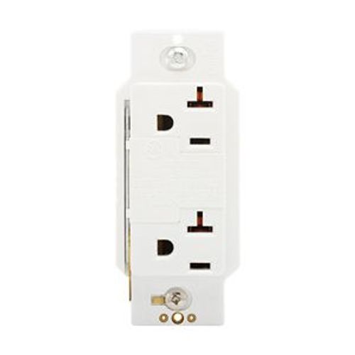 Main product image of Surgebloc Protection Receptacle, Audible Alarm, Auto-Ground, Stand 6" #12 Awg, 20A, 340J, White, 1210W