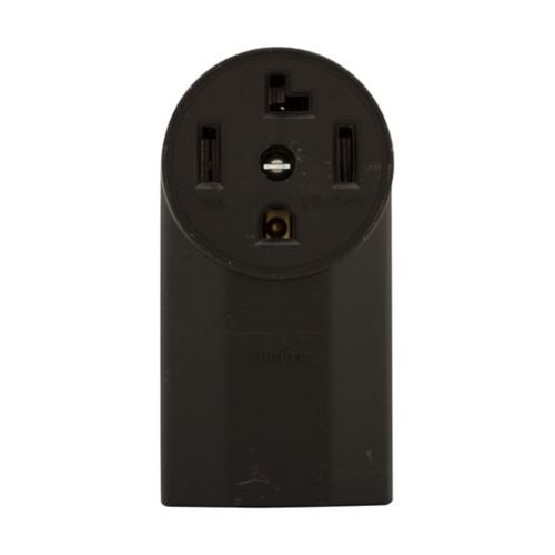 Main product image of Receptacle, #12 - 4 Awg, 30A, Surface, 125/250V, Back, Black, Nema 14-30R, 3-Pole, 4-Wire, 1225