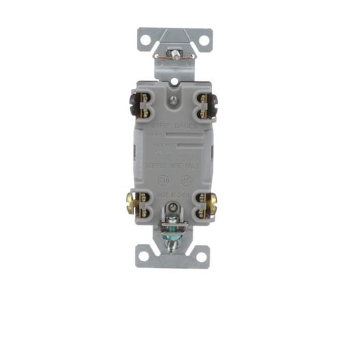 Main product image of Toggle Switch, #14-10 Awg, 15A, Residential, Wall, 120V, Side And Push, Grounding, Brown, 4-Way, 1242-7B-BOX