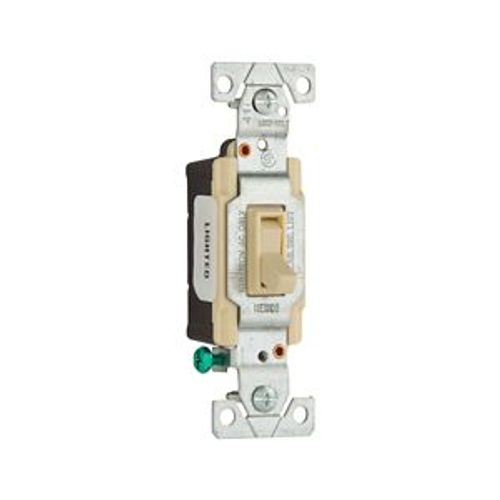 Main product image of Toggle Switch, Lighted, #14-10 Awg 15A, 120V, Side & Push, Ivory, Load Type: Motor Control, Fan, 1301-7LTVBOX