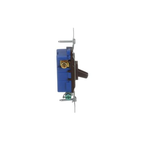 Main product image of Toggle Switch, #14-10 Awg 15A, 120V, Brown, Load Type: Motor Control, Fan, 1-Pole, 3-Way, 1303-7B
