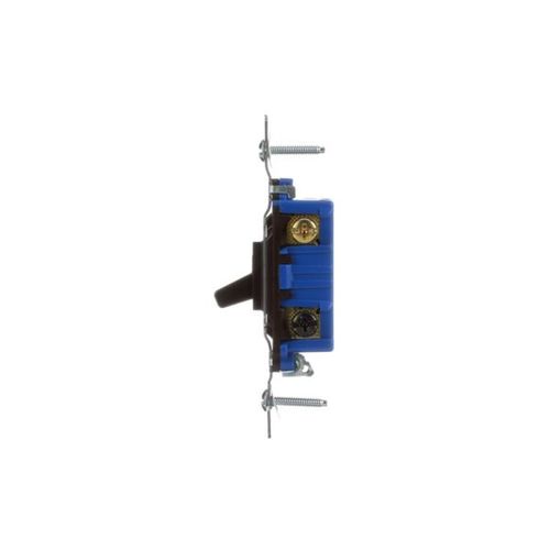 Main product image of Toggle Switch, #14-10 Awg 15A, 120V, Brown, Load Type: Motor Control, Fan, 1-Pole, 3-Way, 1303-7B